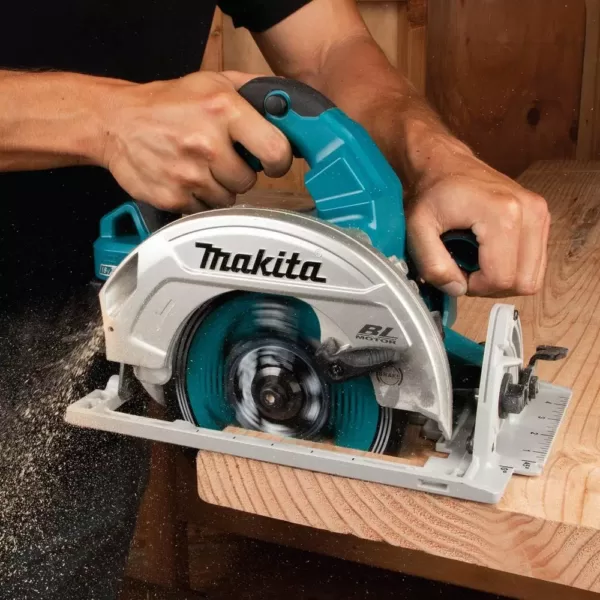 Makita 18-Volt X2 LXT (36-Volt) Brushless Cordless 7-1/4 in. Circular Saw Kit 5.0Ah with Bonus 18V LXT Battery Pack 5.0Ah