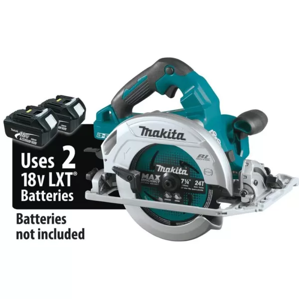 Makita 18-Volt X2 LXT Lithium-Ion (36-Volt) 7-1/4 in. Brushless Cordless Circular Saw Guide Rail Compatible Base (Tool-Only)