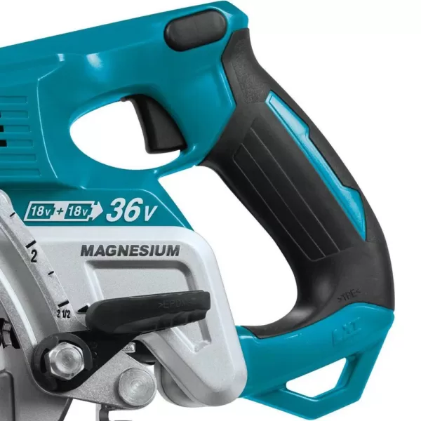 Makita 18-Volt X2 LXT Lithium-Ion (36-Volt) Brushless Cordless Rear Handle 7-1/4 in. Circular Saw (Tool-Only)