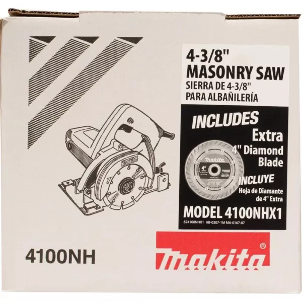 Makita 12 Amp 4-3/8 in. Masonry Saw with 4 in. Diamond Blade