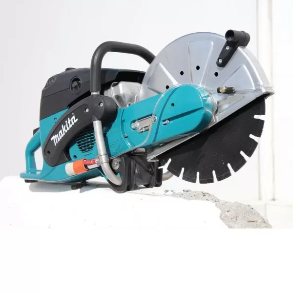 Makita 5.1 HP 73 cc 14 in. Gas Saw with bonus 14 in. Segmented Rim Dual Purpose Diamond Blade