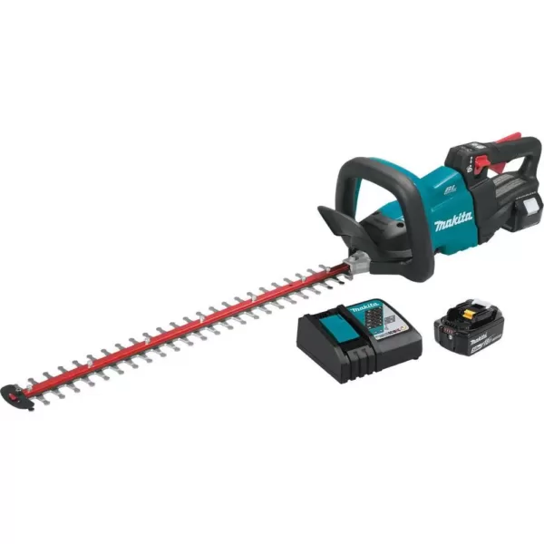 Makita 18-Volt LXT Lithium-Ion Brushless Cordless 24 in. Hedge Trimmer Kit (5.0 Ah)