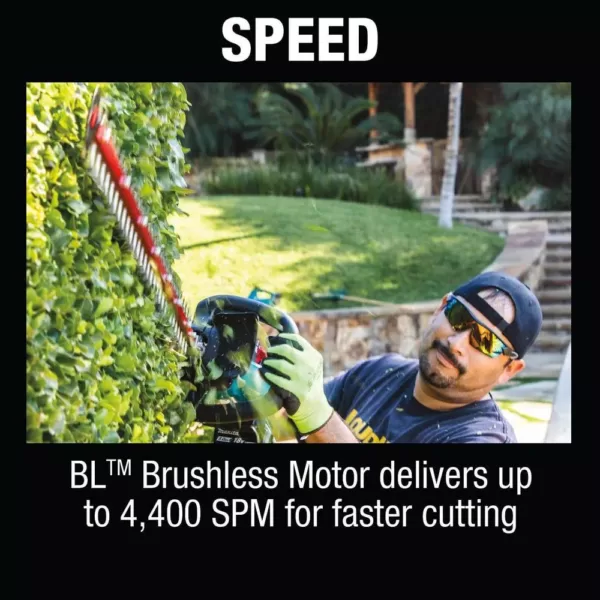 Makita 18-Volt LXT Lithium-Ion Brushless Cordless 30 in. Hedge Trimmer Kit (5.0 Ah)