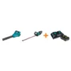 Makita 18V X2 LXT Blower and 18V LXT 24 in. Hedge Trimmer with bonus 18V LXT Starter Pack