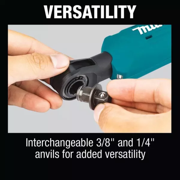 Makita 12-Volt MAX CXT Lithium-Ion Cordless 3/8 in./1/4 in. Sq. Drive Ratchet with bonus 12-Volt MAX CXT Battery Pack 4.0Ah