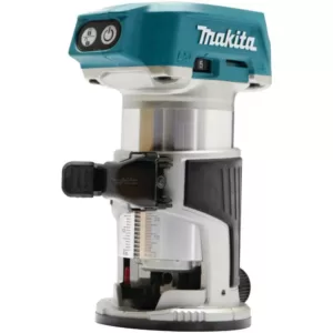 Makita 18-Volt LXT Lithium-Ion Brushless Cordless Variable Speed Compact Router with Built-In LED Light (Tool Only)