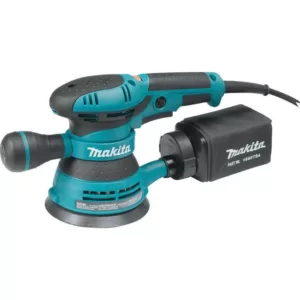 Makita 3 Amp 5 in. Corded Variable Speed Random Orbital Sander with Dust Bag