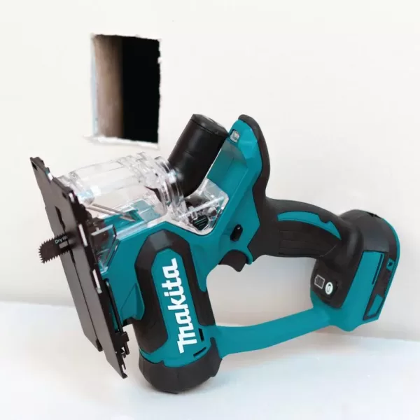 Makita 5.0 Ah 18-Volt LXT Lithium-Ion Brushless Cordless 9 in. Drywall Sander Kit, AWS Capable with bonus 18V LXT Cut-Out Saw