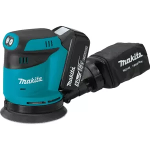 Makita 18-Volt 5.0Ah LXT Lithium-Ion Cordless 5 in. Random Orbit Sander Kit