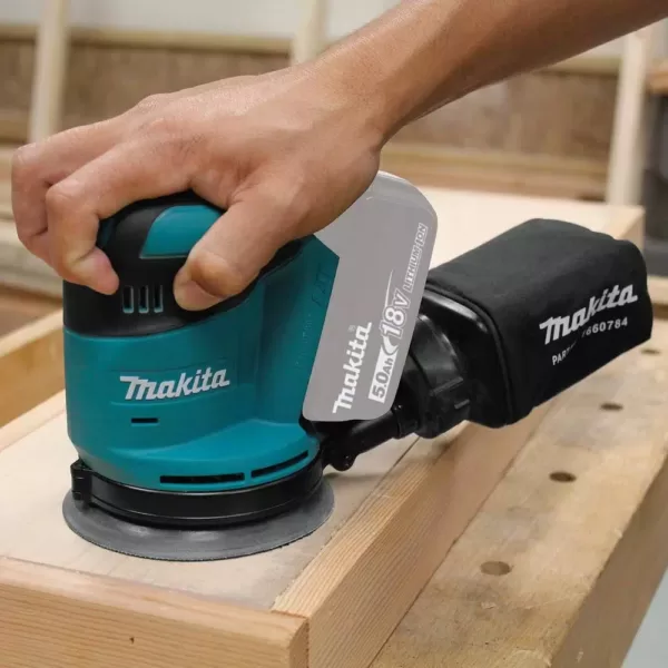 Makita 18-Volt LXT Lithium-Ion Cordless 5 in. Random Orbit Sander (Tool-Only)