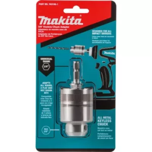 Makita 3/8 in. Metal Keyless Chuck for Impact Driver