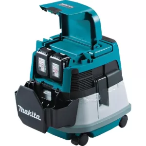 Makita 18-Volt X2 LXT 36-Volt Brushless Cordless 2.1 Gal. HEPA Filter Dry Dust Extractor/Vacuum Kit with AWS 5.0 Ah