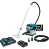 Makita 18-Volt X2 LXT 36-Volt Brushless Cordless 2.1 Gal. HEPA Filter Dry Dust Extractor/Vacuum Kit with AWS 5.0 Ah