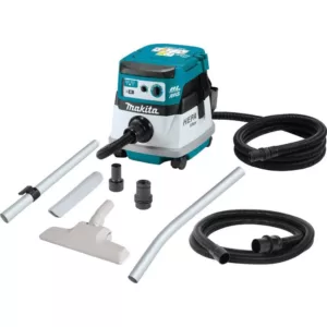 Makita 18-Volt X2 LXT 36-Volt Brushless Cordless 2.1 Gal. HEPA Filter Dry Dust Extractor/Vacuum Kit with AWS 5.0 Ah