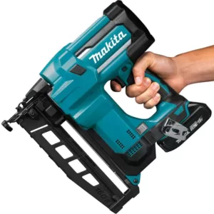 Makita 2-1/2 in. 18-Volt 16-Gauge LXT Cordless Straight Finish Nailer Kit (2.0 Ah) with Bonus 18-Volt LXT Battery Pack 2.0Ah