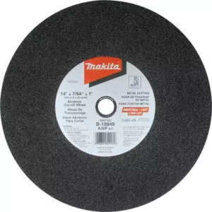 Makita 14 in. x 7/64 in. x 1 in. Abrasive Cut-Off Wheel (25-Pack)