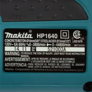 Makita 6 Amp 5/8 in. Corded Hammer Drill