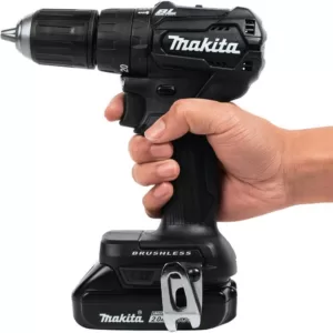 Makita 18-Volt 2.0Ah LXT Lithium-Ion Sub-Compact Brushless Cordless 1/2 in. Hammer Driver Drill Kit