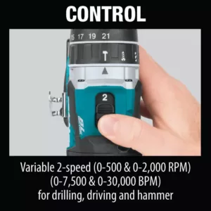 Makita 18-Volt 5.0 Ah LXT Lithium-Ion Compact Brushless Cordless 1/2 in. Hammer Driver-Drill Kit