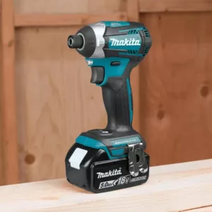 Makita 18-Volt LXT Lithium-Ion Brushless Cordless Quick-Shift Mode 3-Speed Impact Driver with (2) Batteries 5.0Ah, Hard Case