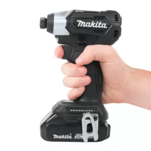 Makita 18-Volt LXT Lithium-Ion Sub-Compact Brushless Cordless Impact Driver Kit with (1) Battery 2.0Ah, Charger, and a Bag