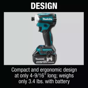 Makita 18-Volt 5.0 Ah LXT Lithium-Ion Brushless Cordless Quick-Shift Mode 4-Speed Impact Driver Kit