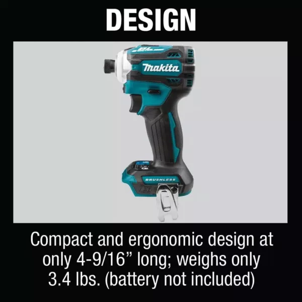 Makita 18-Volt LXT Lithium-Ion Brushless Cordless Quick-Shift Mode 4-Speed Impact Driver (Tool Only)