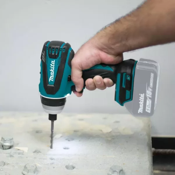 Makita 18-Volt LXT Lithium-Ion Brushless Cordless Hybrid 4-Function Impact Hammer Driver Drill (Tool Only)