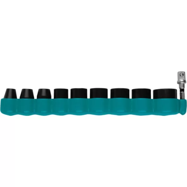 Makita IMPACT XPS Socket Set SAE with Standard SA (10-Piece)