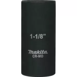 Makita 1/2 in. Drive 1-1/8 in. Deep Well Impact Socket