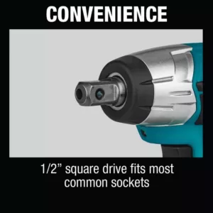 Makita 12-Volt max CXT Lithium-Ion Cordless 1/2 in. Sq. Drive Impact Wrench, Tool Only