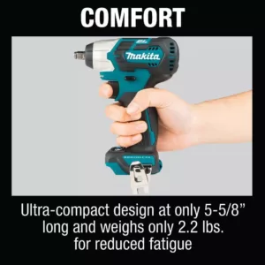 Makita 12-Volt MAX CXT Lithium-Ion Brushless Cordless 3/8 in. sq. Drive Impact Wrench, Tool Only