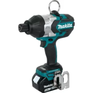 Makita 18-Volt LXT Lithium-Ion Brushless Cordless High Torque 7/16 in. Hex Chuck Impact Wrench Kit w/ (2) Batteries 5.0Ah, Bag