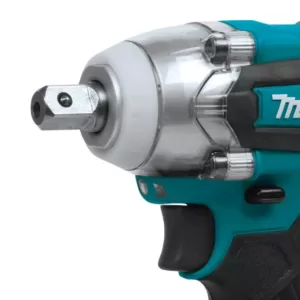 Makita 18-Volt LXT Lithium-Ion Compact Brushless Cordless 1/2 in. 3-Speed Impact Wrench Kit, 2.0Ah