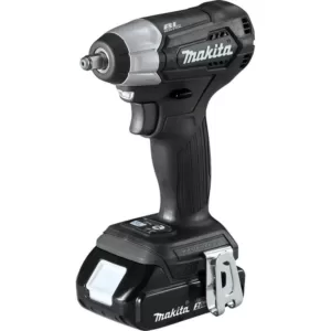 Makita 18-Volt LXT Lithium-Ion Sub-Compact Brushless Cordless 3/8 in. Square Drive Impact Wrench Kit