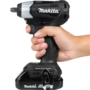 Makita 18-Volt LXT Lithium-Ion Sub-Compact Brushless Cordless 3/8 in. Square Drive Impact Wrench Kit