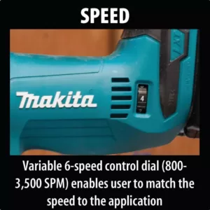 Makita 18-Volt LXT Lithium-Ion Brushless Cordless Jig Saw, Tool Only with Bonus 18-Volt LXT Lithium-Ion 5.0 Ah Battery