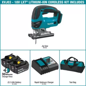 Makita 18-Volt LXT Lithium-Ion Cordless Jig Saw Kit