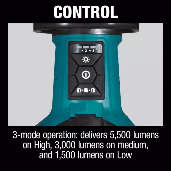 Makita 18V X2 LXT Lithium-Ion Cordless Upright L.E.D. Area Light, Light Only