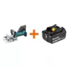 Makita 18-Volt LXT Lithium-Ion 0.75 in. Cordless Plate Joiner (Tool-Only) with bonus 18-Volt LXT Lithium-Ion Battery Pack 5.0Ah