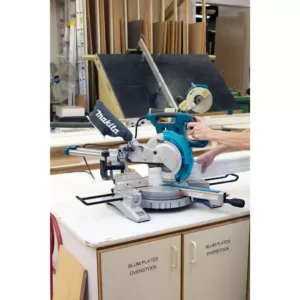 Makita 10 in. Dual Slide Compound Miter Saw with 10 in. x 80T Micro-Polished Miter Saw Blade