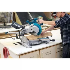 Makita 10 in. Dual Slide Compound Miter Saw with 10 in. x 80T Micro-Polished Miter Saw Blade