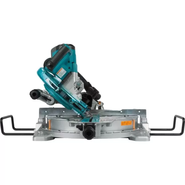 Makita 15 Amp 10 in. Dual-Bevel Sliding Compound Miter Saw with Laser and Stand