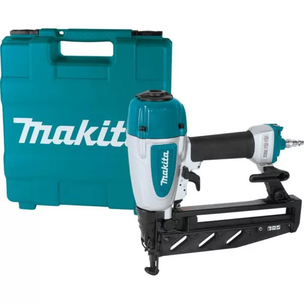 Makita 15 Amp 12 in. Dual-Bevel Sliding Compound Miter Saw with Laser with bonus Pneumatic 16-Gauge, 2-1/2 in. Finish Nailer