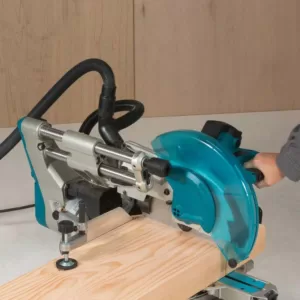 Makita 12 in. Dual-Bevel Sliding Compound Miter Saw with Laser with bonus Compact Folding Miter Saw Stand