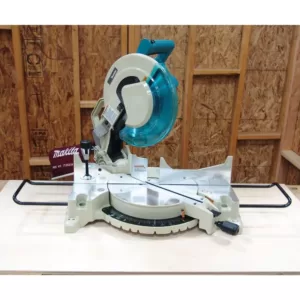 Makita 15 Amp 12 in. Corded Single-Bevel Compound Miter Saw with 40T Carbide Blade and Dust Bag