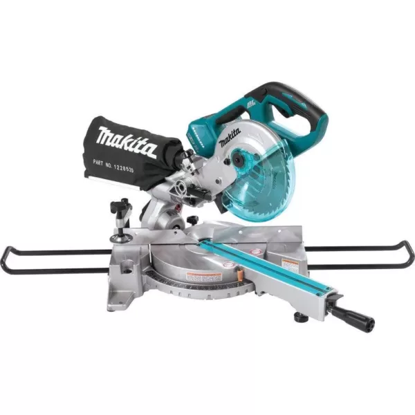 Makita 18-Volt X2 LXT Lithium-Ion 1/2 in. Brushless Cordless 7-1/2 in. Dual Slide Compound Miter Saw (Tool-Only)