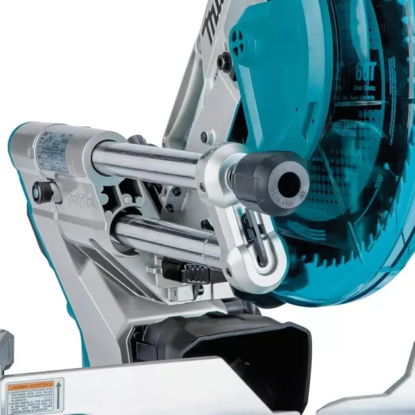 Makita 18-Volt X2 LXT Lithium-Ion (36-Volt) 12 in. Brushless Cordless Dual-Bevel Sliding Compound Miter Saw Laser Kit (5.0 Ah)