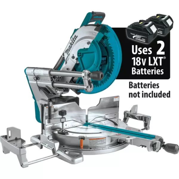 Makita 18-Volt X2 LXT Lithium-Ion (36-Volt) 12 in. Brushless Cordless Dual-Bevel Sliding Compound Miter Saw Laser (Tool-Only)