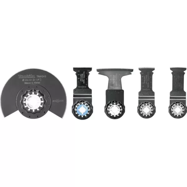 Makita 5 Pc. Starlock Oscillating Blade Set